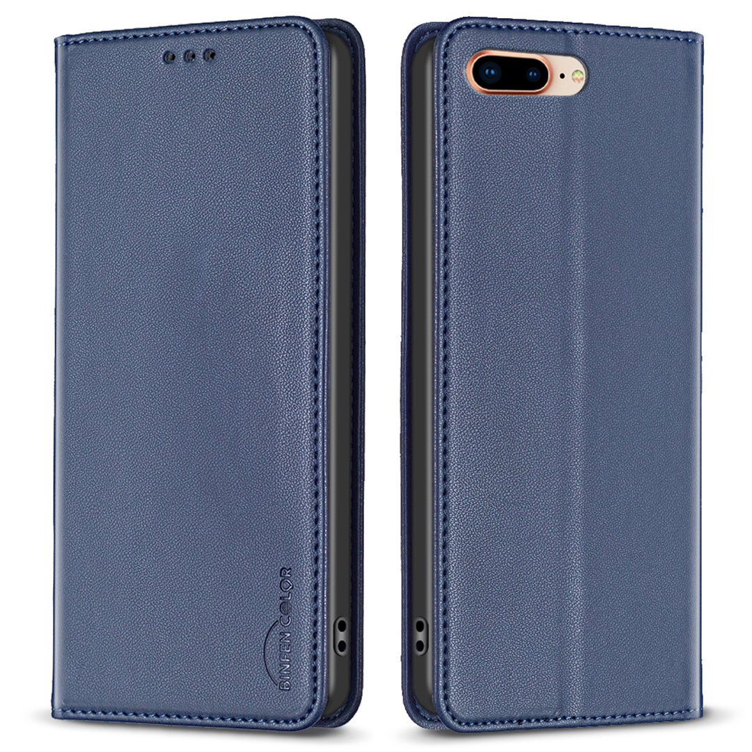 BINFEN COLOR BF18 For iPhone 8 Plus 7 Plus 6 Plus 6s Plus Leather Cover Card Slot Stand Phone Case BINFEN COLOR BF18 For iPhone 8 Plus 7 Plus 6 Plus 6s Plus Leather Cover Card Slot Stand Phone Case